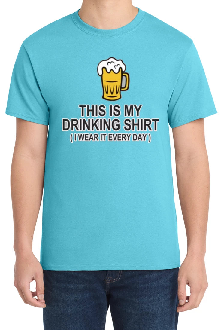 This Is My Drinking Shirt Funny Beer Drinking Logo Shirt Tee Graphic Design Gift