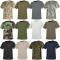 Helikon Mens Army Military Crew Neck Short Sleeve Cotton T-Shirt S-3XL