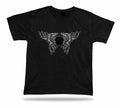 Black and white Floral Wings t shirt tee unique idea modern stylish design