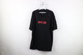 Streetwear Mens XL Distressed Spell Out Trippie Redd Rap Hip Hop T-Shirt Black