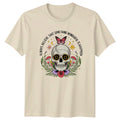 Boho Skull Butterfly "Always Believe" Celestial Magic T-Shirt