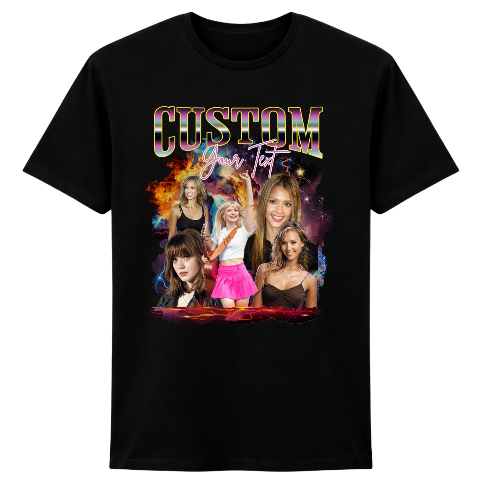 Personalized Bootleg Rap t-Shirt, Retro 90s Style Graphic Tee – Custom T Shirt