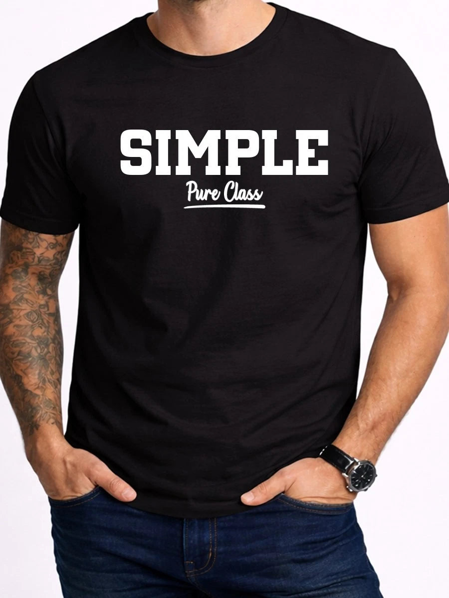 Simple Surname T-Shirt Pure Class Family Gift
