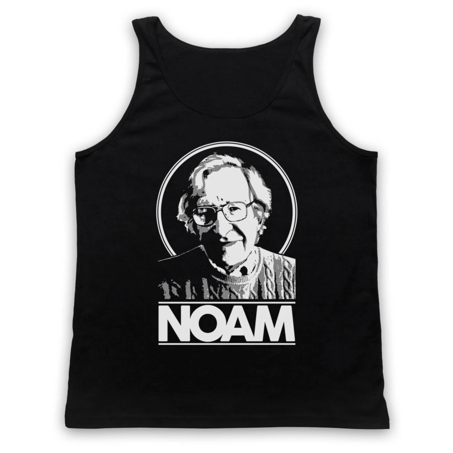 NOAM CHOMSKY FATHER OF MODERN LINGUISTICS NOAM TRIBUTE ADULTS VEST TANK TOP