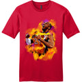 NEW Art Society LA LEGEND WATERCOLOR Tee Shirt RED SMALL-4XLARGE MADE IN USA