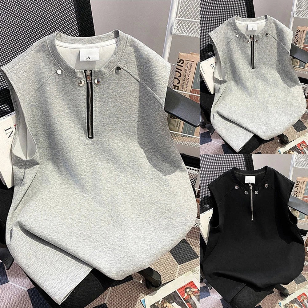 Men's Activewear Men Tank Top Sleeveless Shirt Round Neck Casual Daily Wear