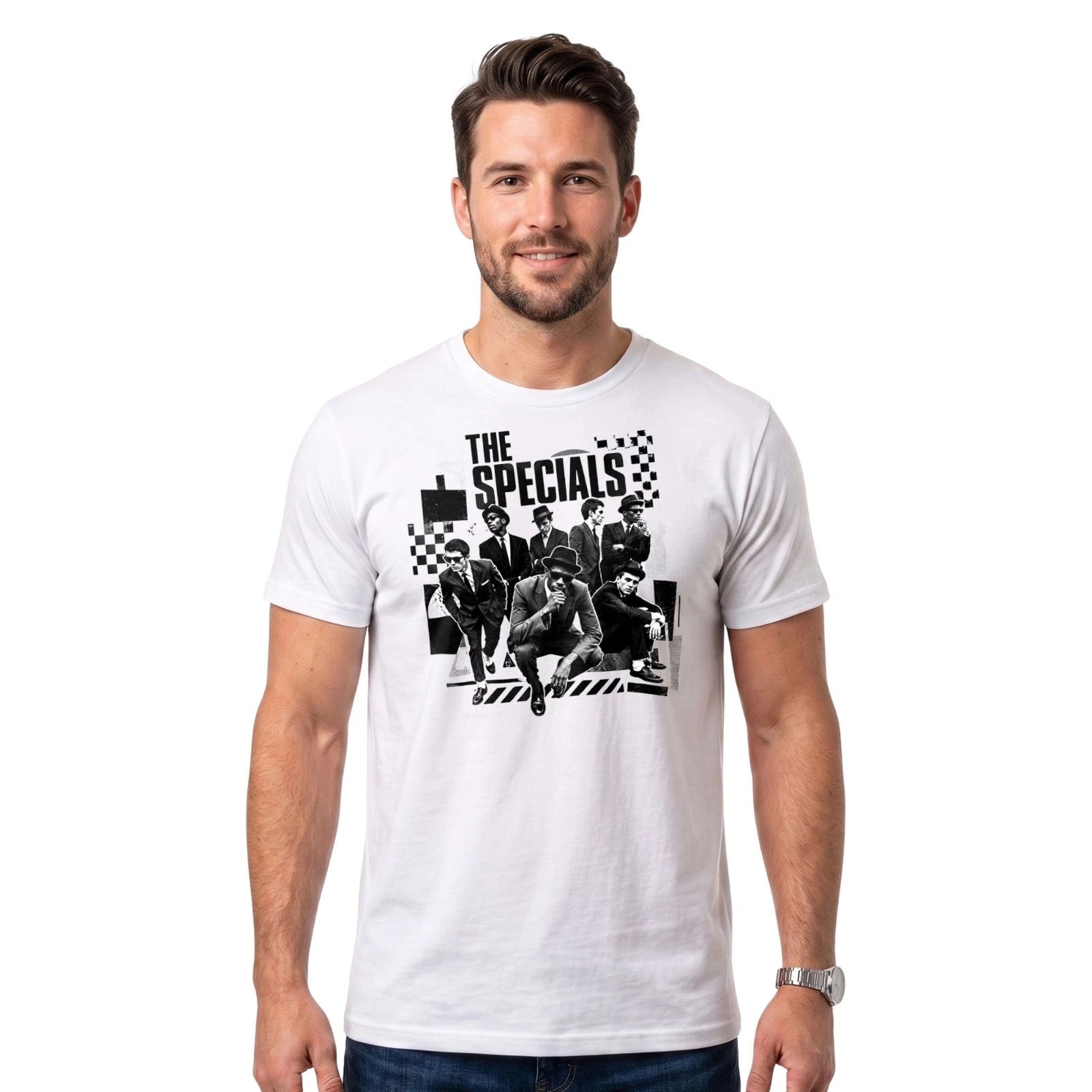 The Specials T-Shirt Classic 2 Tone Vintage Ska Band Retro Music Lovers Tee