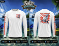 Salt Addiction Dive flag t shirt long sleeve Performance saltwater uv upf 50