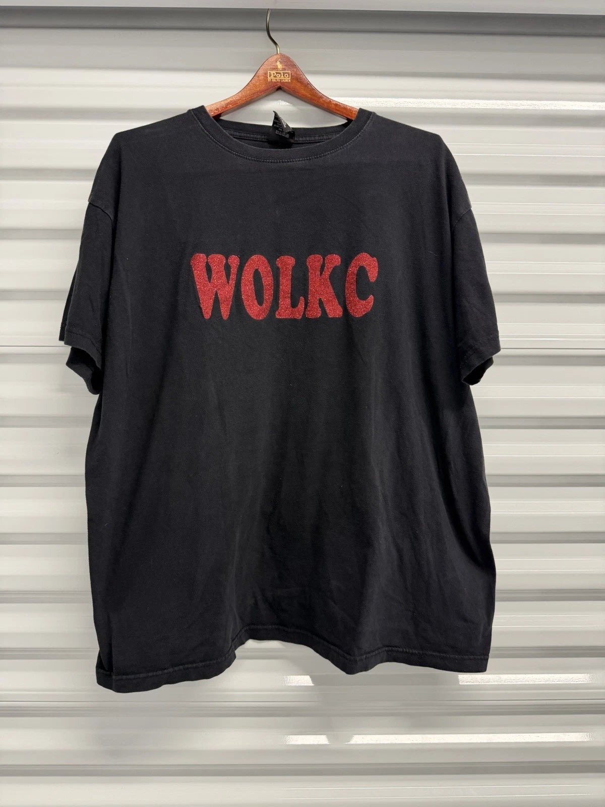Vintage WOLKC Urban Connection T-Shirt Black Red Logo XXL Streetwear