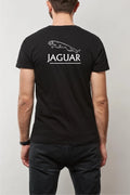 JAGUAR top quality BLACK T shirt, big Jag logo to back, small logo to front