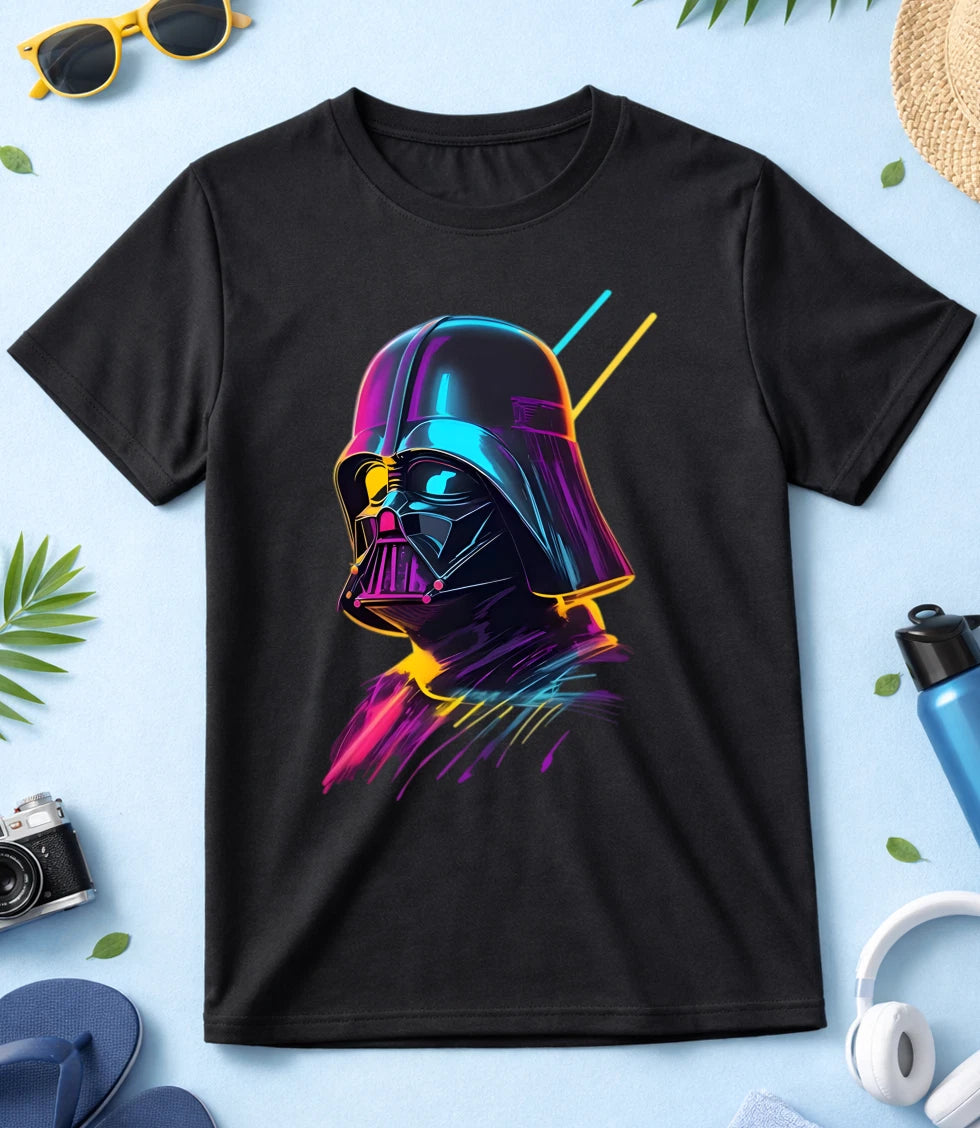 StarWars Darth Vader Black White Men/ Women T Shirt AA11