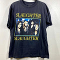 Vintage 1990 Slaughter Stick it To Ya Tour Rock Band Concert T Shirt TN0262