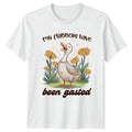 My Flabbers Have Been Gasted Womens T-Shirt Duck 2026 Birthday Gift For Her