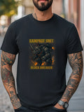 Rampage Unit Block Breaker Futuristic Battle Streetwear Graphic Unisex Tee