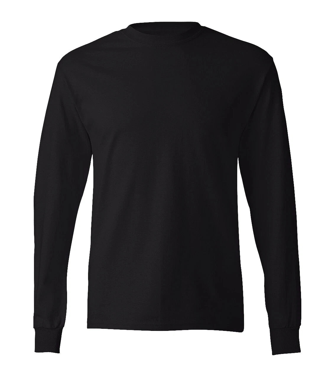River Road Mens Long Sleeve Plain T-shirt Cuffs 100% Cotton Premium Casual Tee