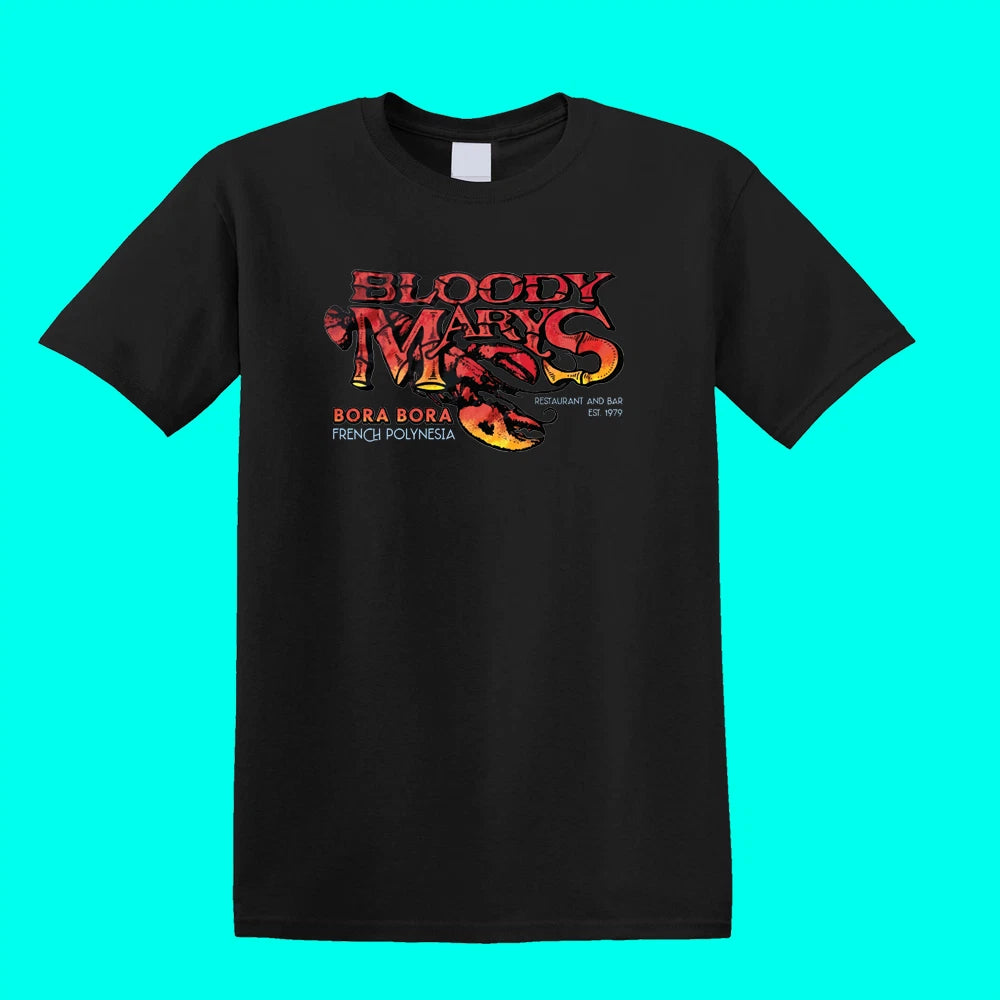 Bloody Mary's Restaurant Black White Size S to 5XL