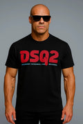 dsquared2 Black Cotton t shirt for men
