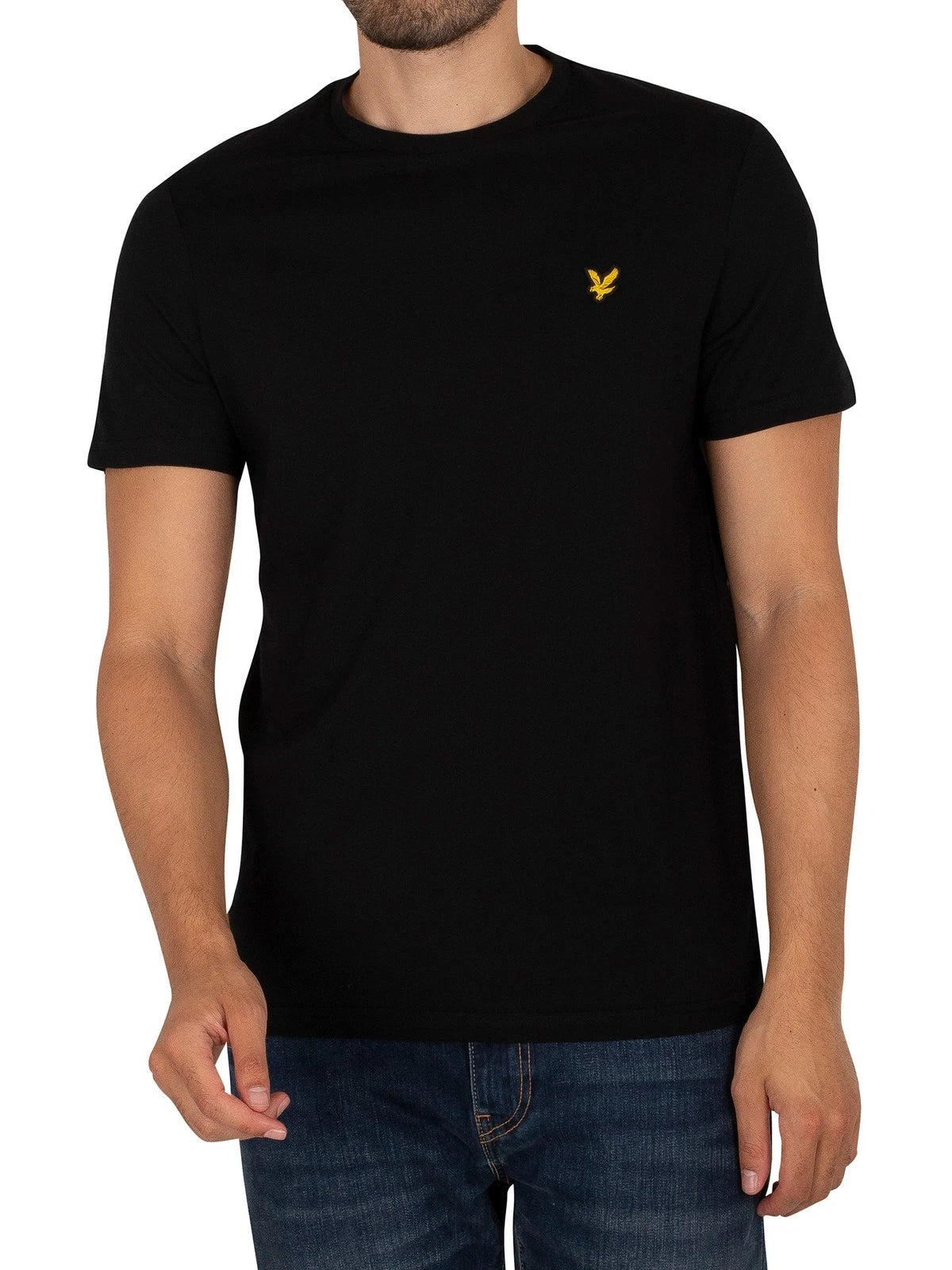 Lyle & Scott Men's Plain T-Shirt, Black
