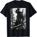 Hip Hop Y2K Vintage Hipster Edgy Urban Streetwear Samurai T-Shirt