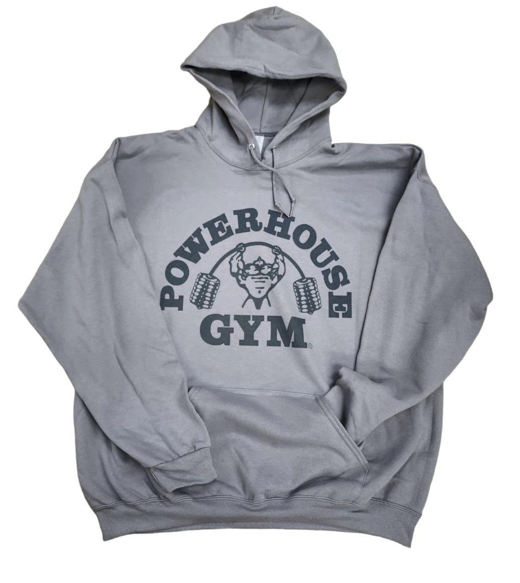 POWERHOUSE GYM old school logo hoodie - weights-fitness-muscle soft style