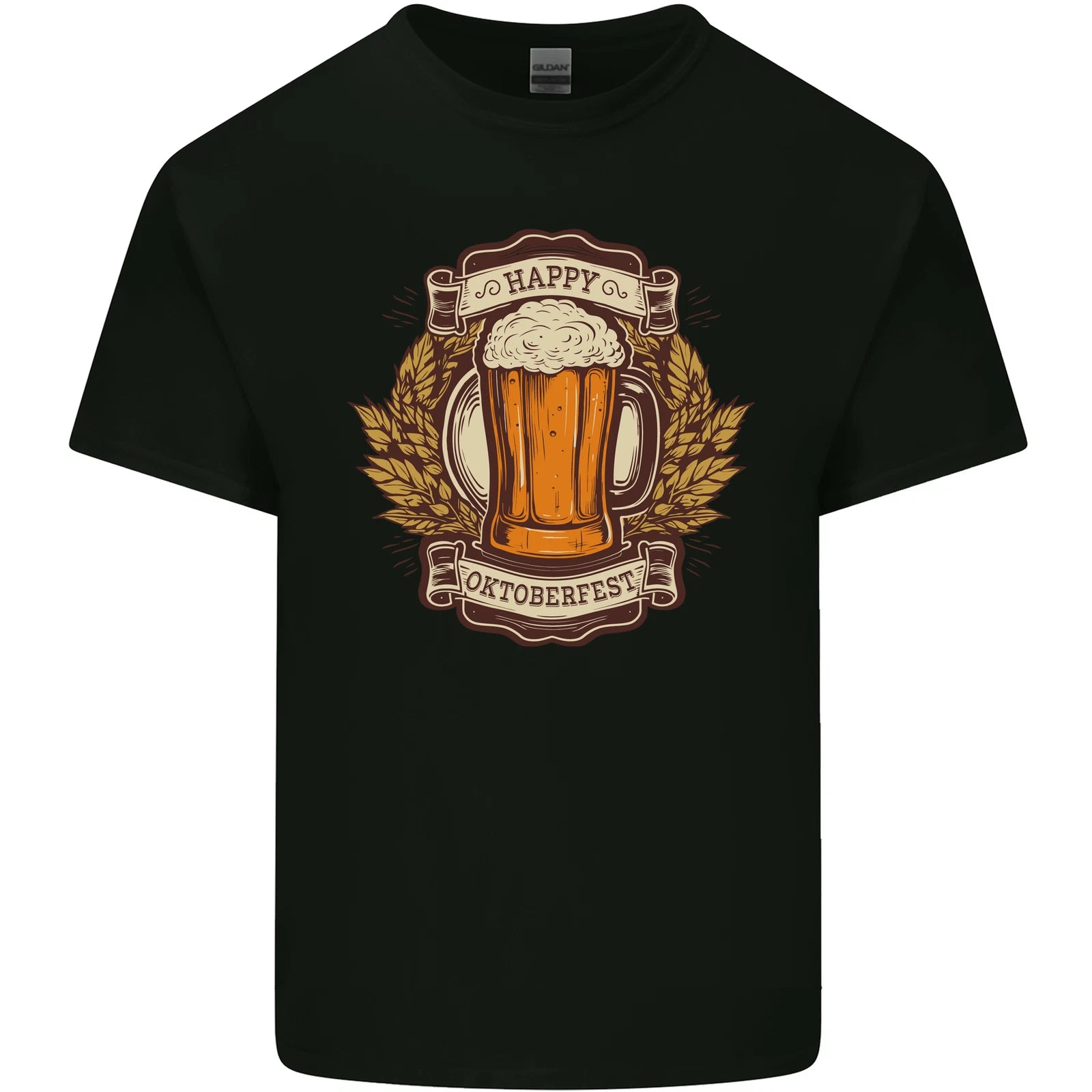 Happy Oktoberfest Octoberfest Beer Mens Light Cotton T-Shirt