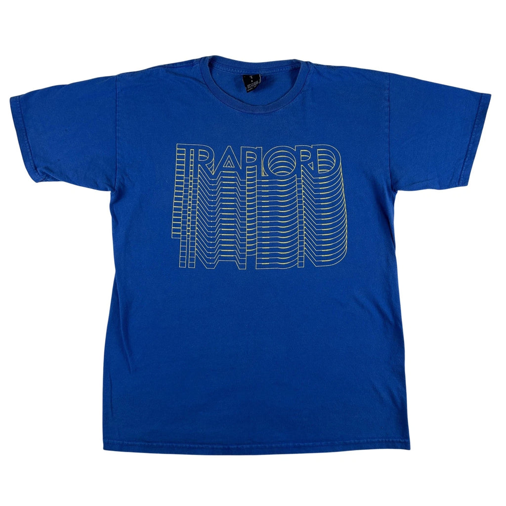 Traplord Shirt Mens Medium Blue Graphic Logo Tee Streetwear Hip Hop Rap Y2K