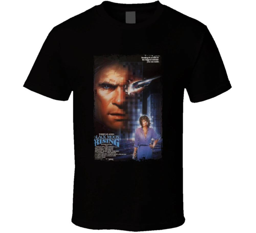 Black Moon Rising Popular 80s Movie  Fan T Shirt