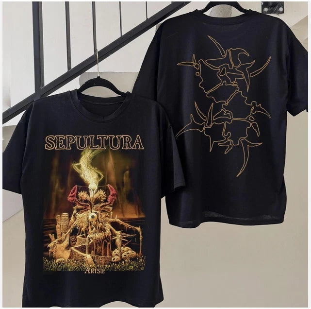 2 Sided - Sepultura Arise Metal black classic T-Shirt