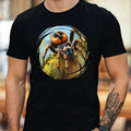 Mens Tarantula Motif Cotton T-Shirt Size XS to 5XL