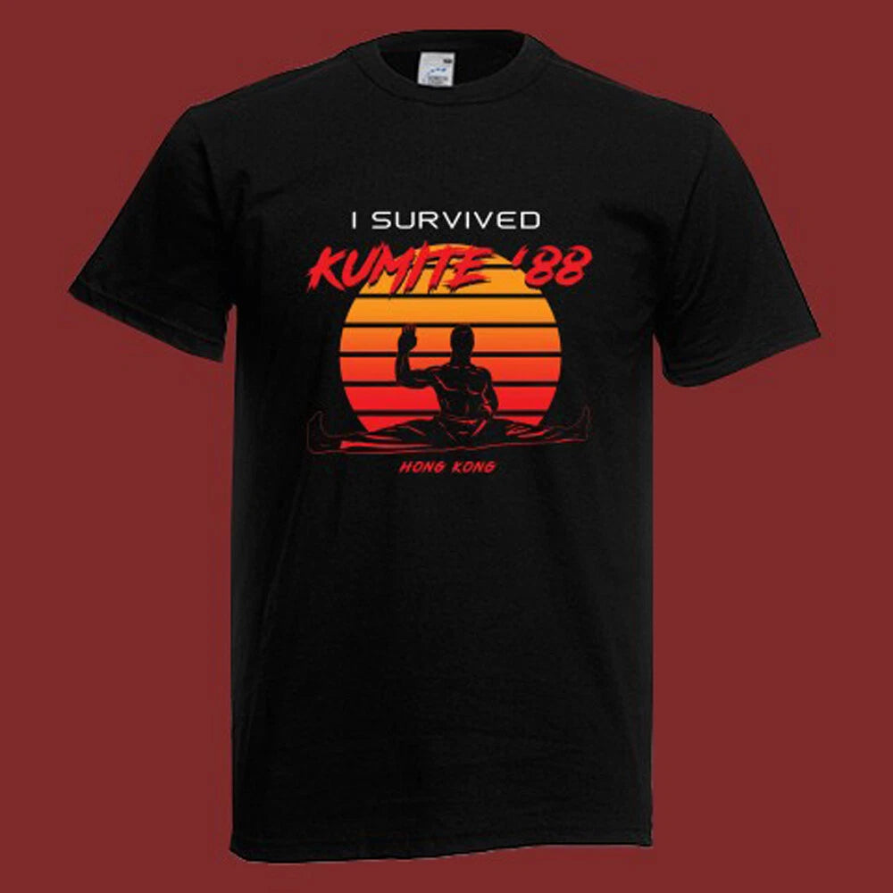 Bloodsport I Survived Kumite '88 Men's Black Size S-5XL
