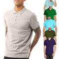 Mens Polo Shirt T Shirts Work Regular Fit Pique Premium Casual Cotton Golf Polo