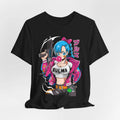 Bulma Anime inspired Character Tee | Blue-Haired Manga Girl T-Shirt