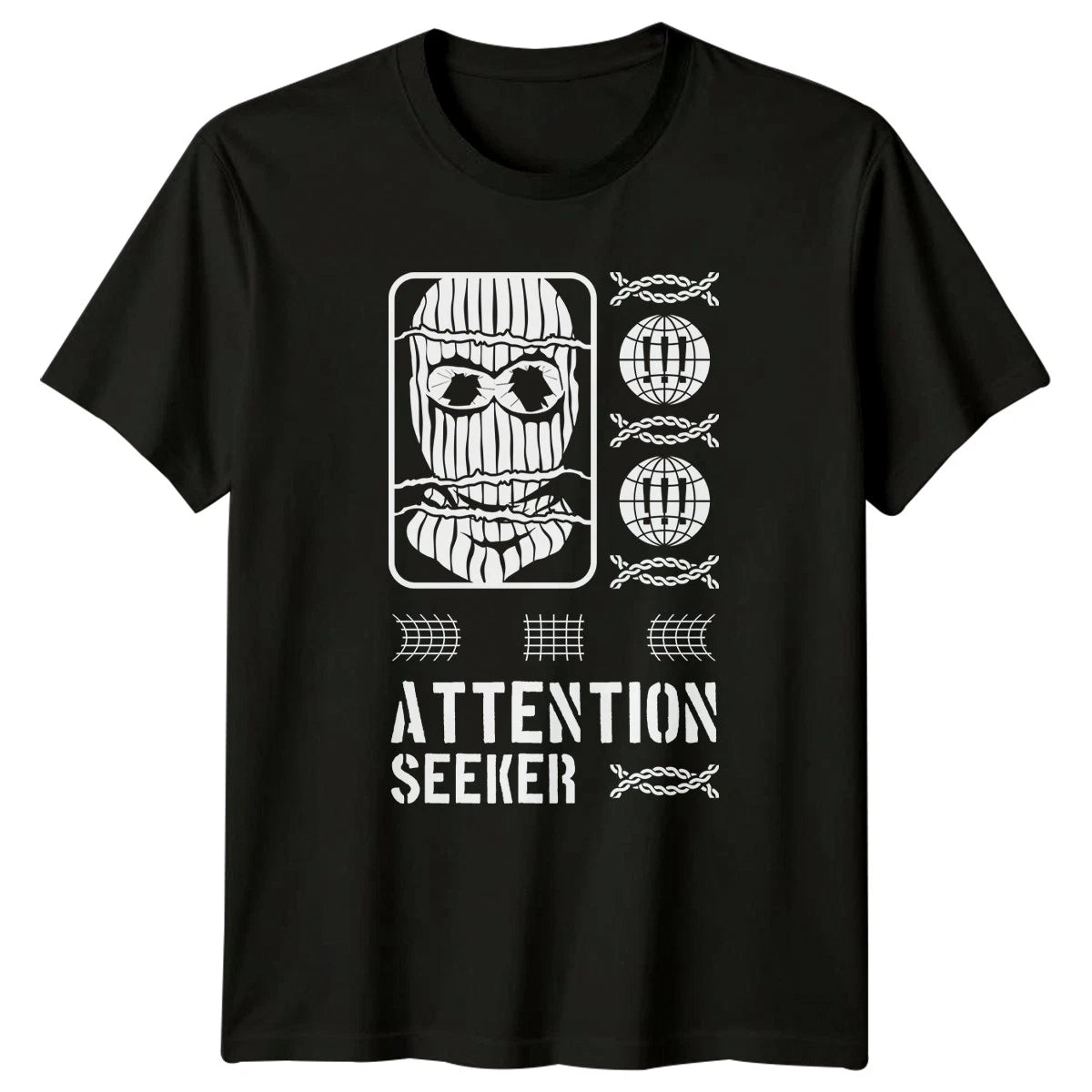 Attention Seeker T-Shirt Urban Grunge Streetwear Gift For Him And Her