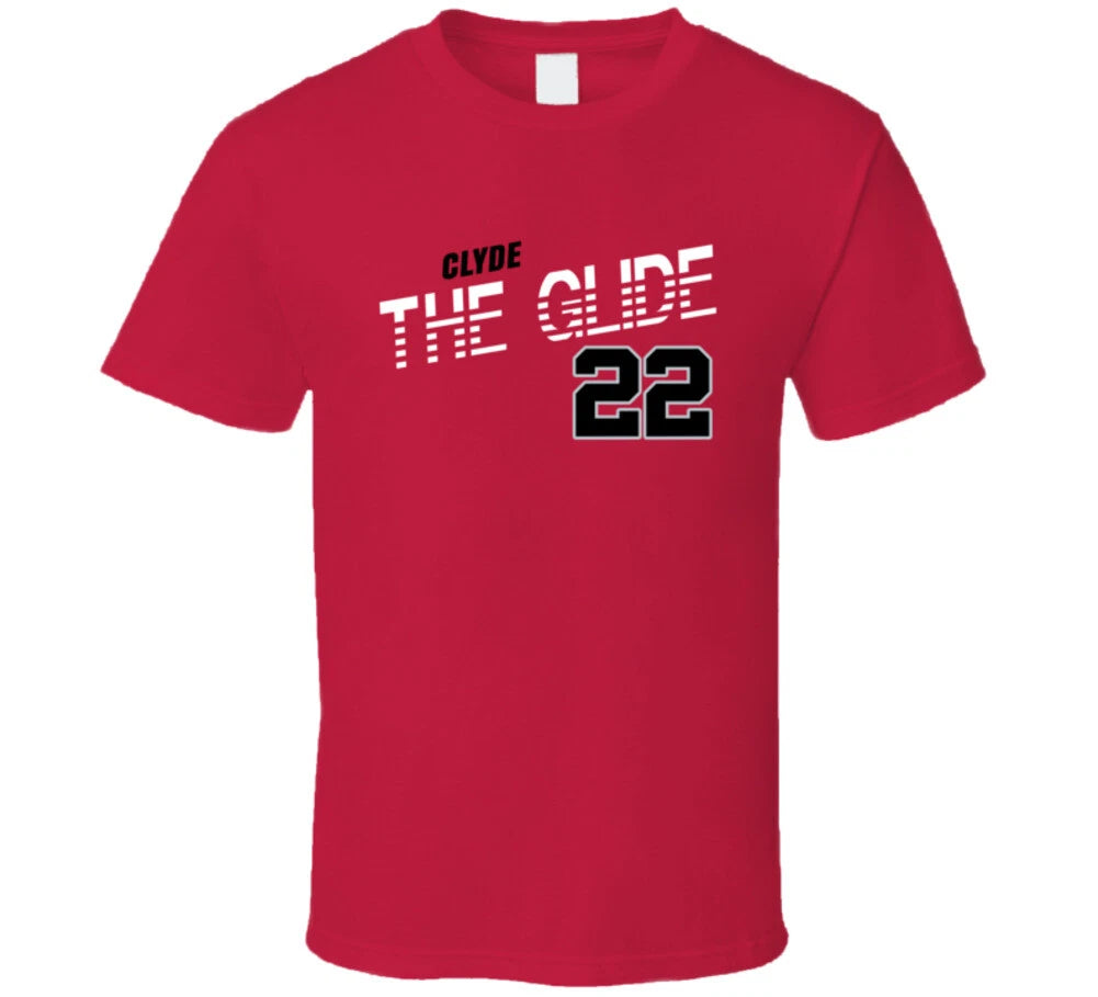 Clyde Drexler 22 The Glide Favorite Player Basketball Fan T Shirt