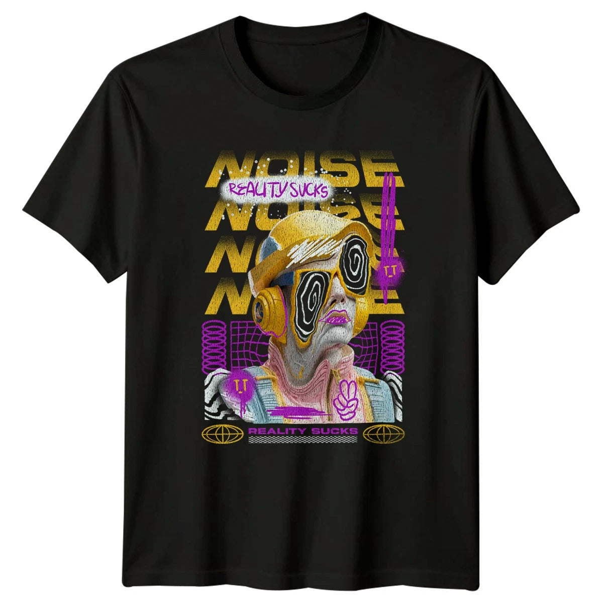 Reality Sucks T-Shirt Urban Brutalist Streetwear Birthday Gift For Him And Her