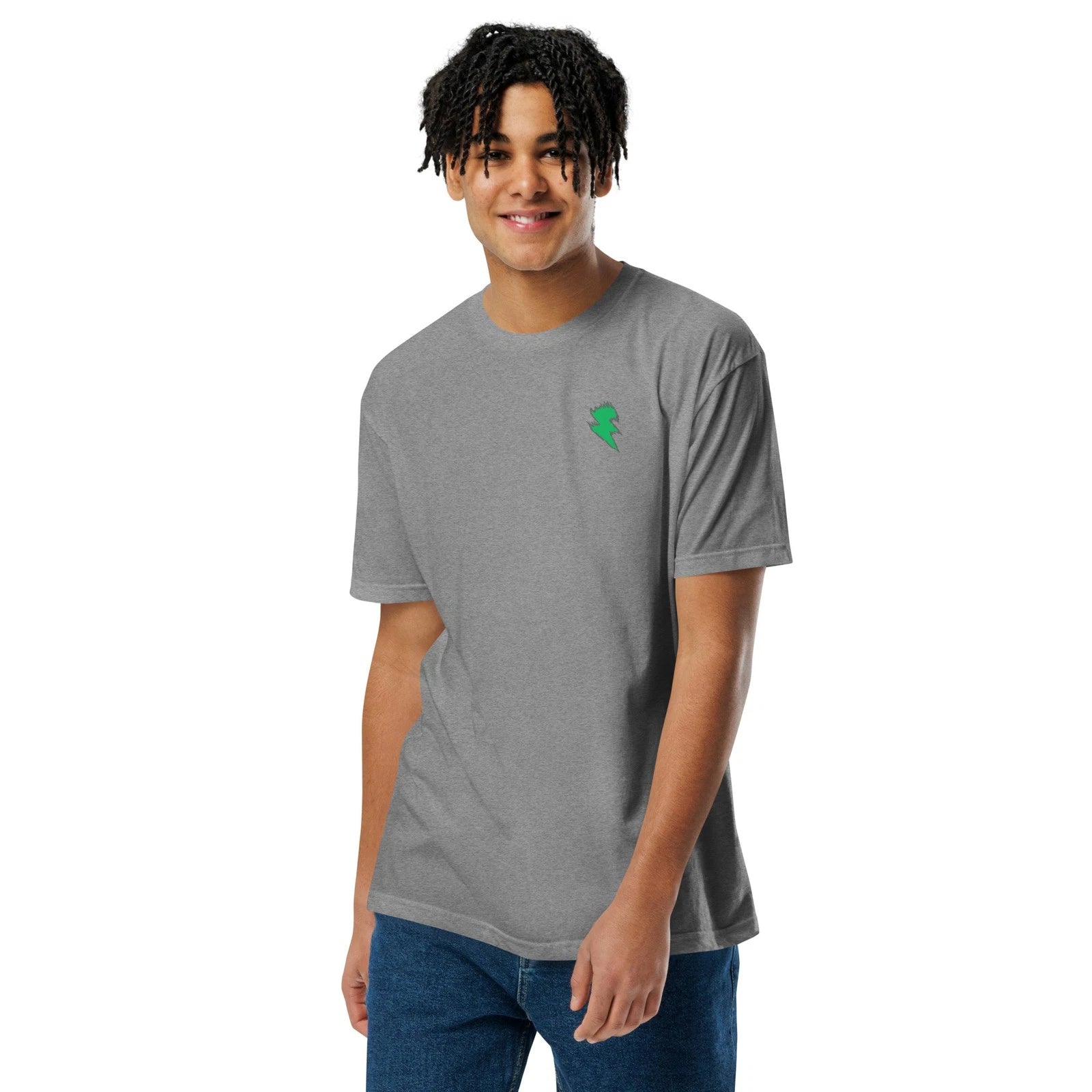 Unisex Fitted T-Shirt With Lighting Design