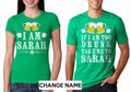 Funny Custom Couple St Patrick T-shirts Saint Paddy T-shirts