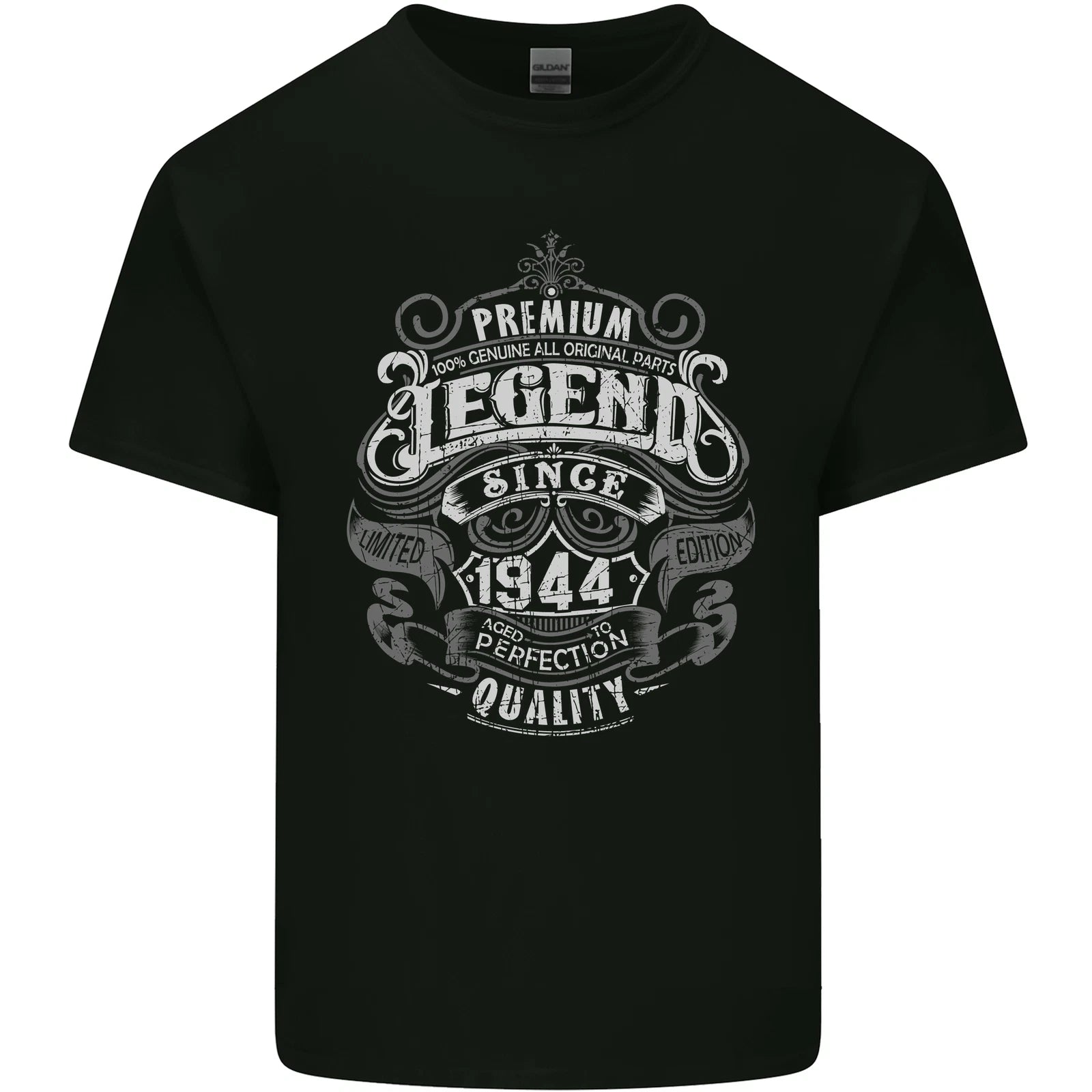 Premium Legend 82nd Birthday 1944 Mens Cotton T-Shirt Tee Top