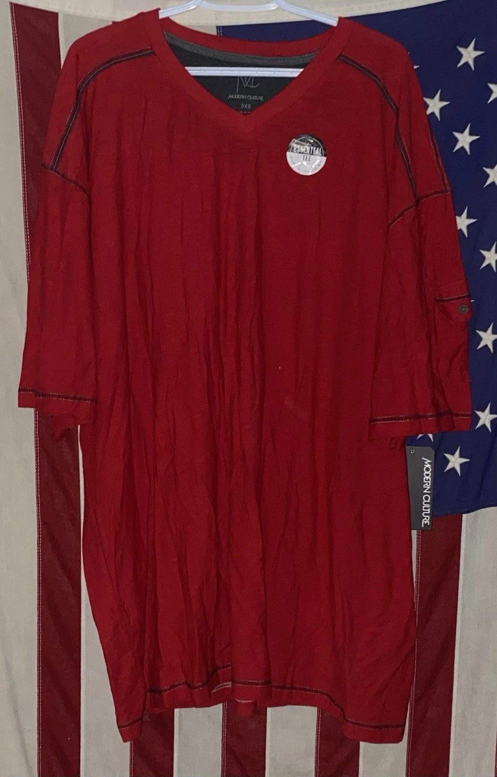 MC Modern Culture 5XB T-Shirt Big Tall Men’s Red NWT NEW