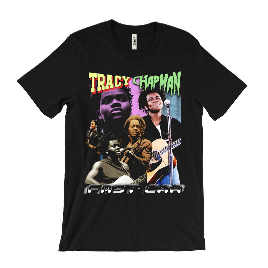Fast Car T Shirt - Tracy Chapman - 80s songwriter - country music