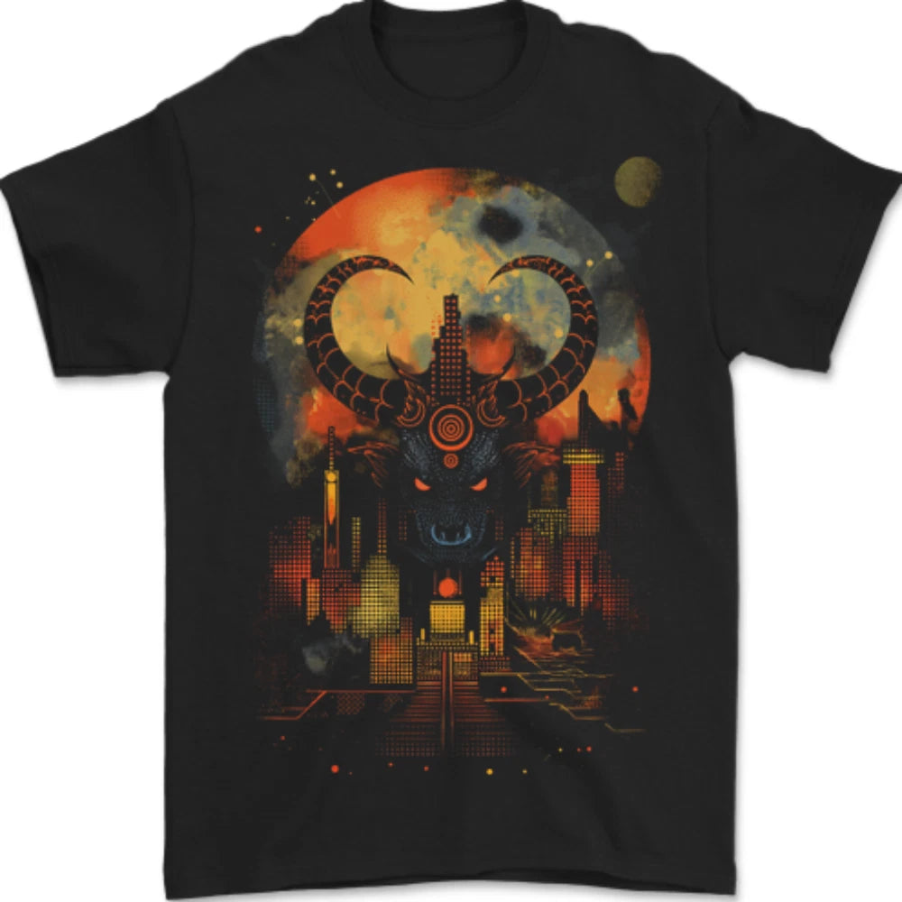 Urban Evil Bull Fantasy Mens T-Shirt 100% Cotton