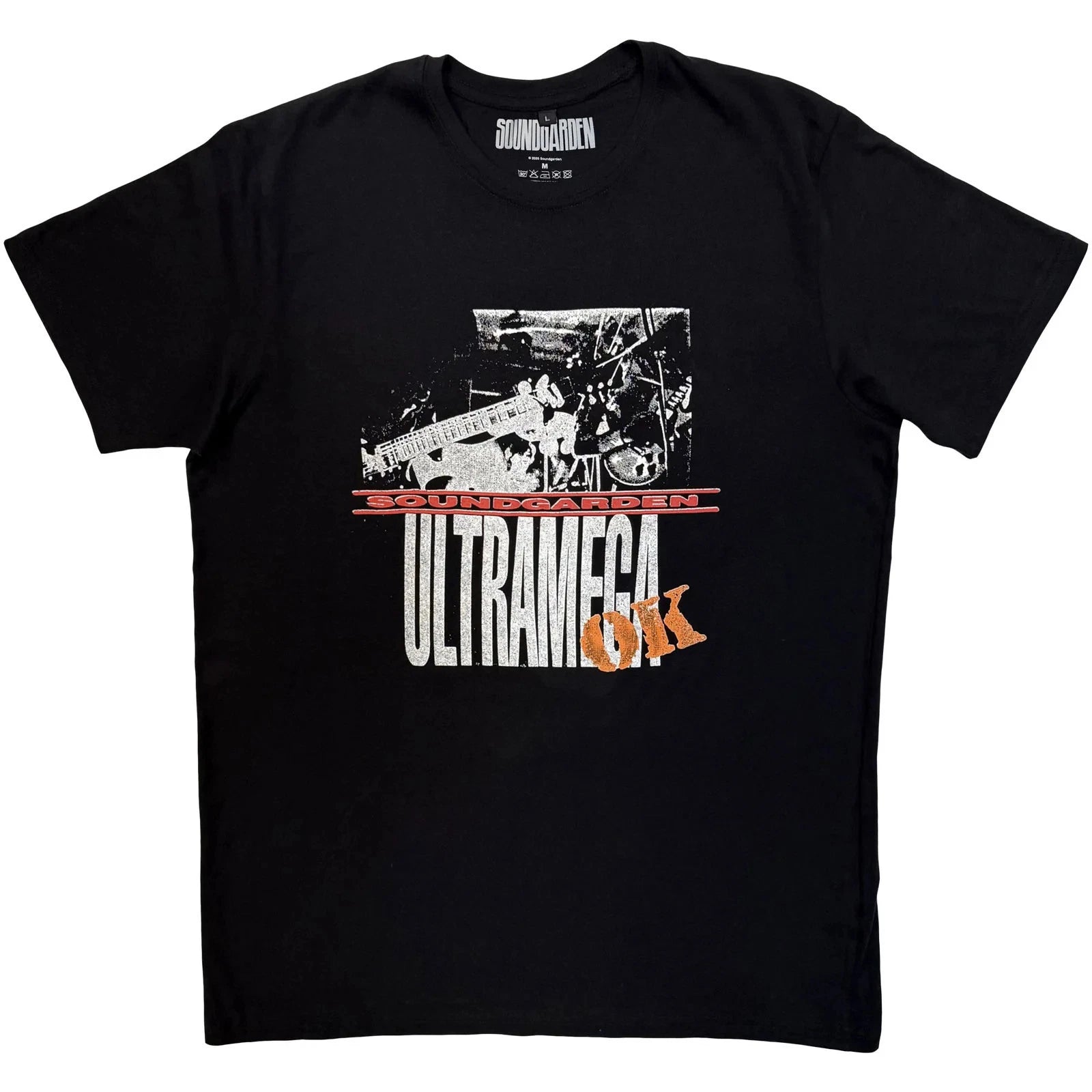Soundgarden  Premium Carbon T-Shirt: Ultramega OK (Black) OFFICIAL NEW
