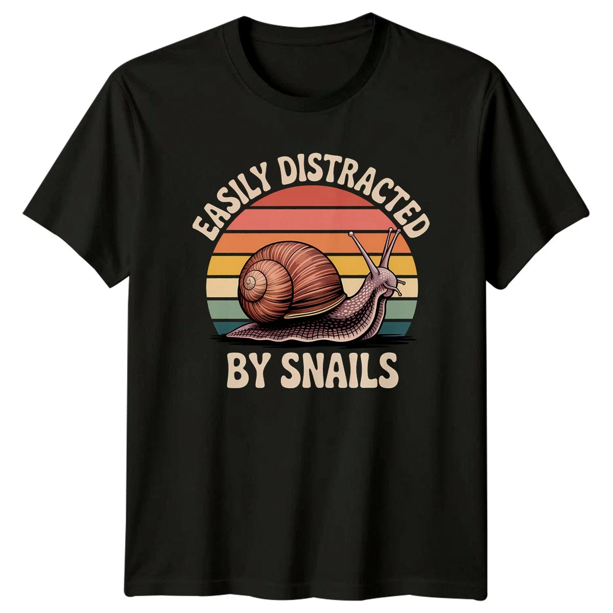 Easily Distracted By Snails T-Shirt Gastropod Wildlife
