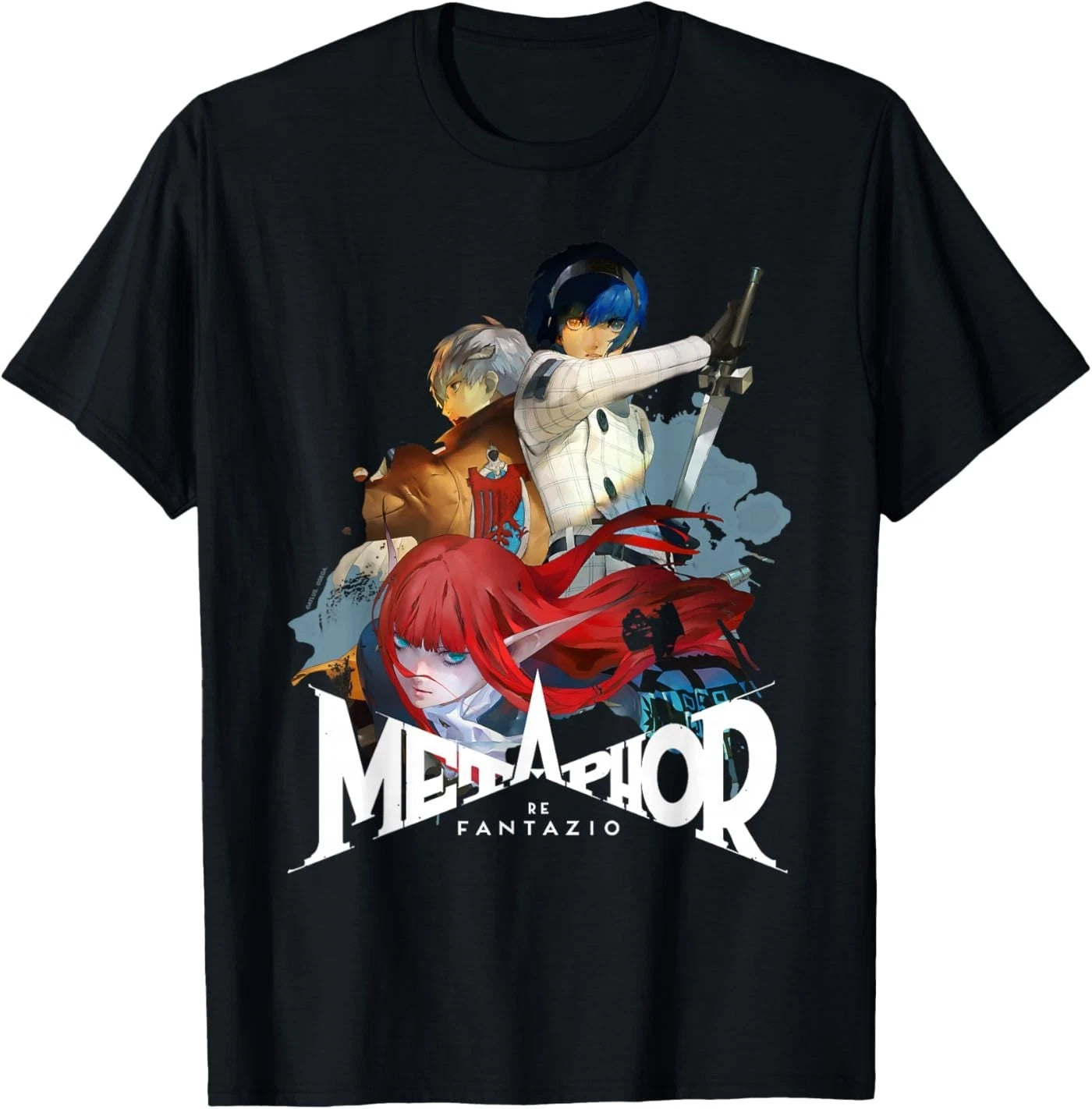 Metaphor: ReFantazio Key Art Trio (White Logo) ATLUS T-Shirt