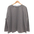 Items Urban Re ITEMS URBANRE Long Sleeve T-Shirt Long T Cut and Sewn FREE Blue
