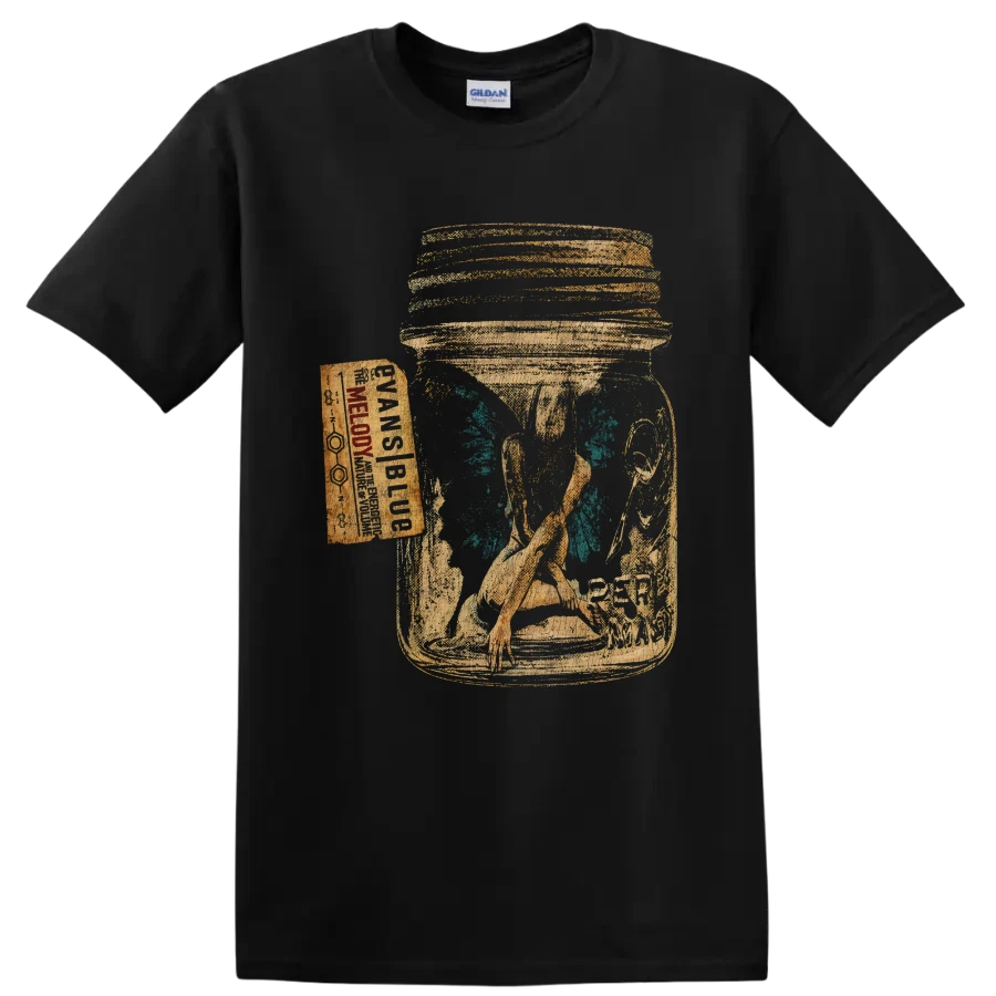 Evans Blue Rock Band T Shirt Melody Nature Volume Vintage Artwork Music Rock Tee
