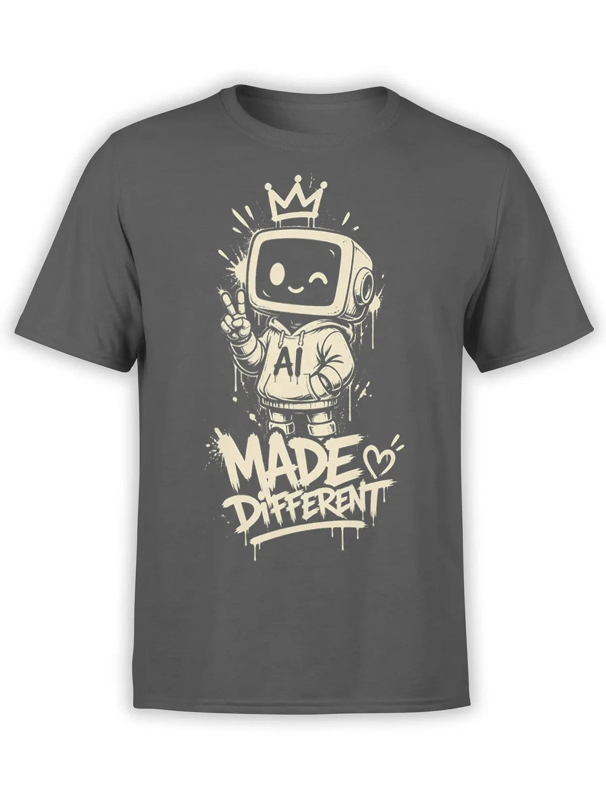 Crowned Circuit Robot T-Shirt | Unisex