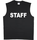 Mens Sleeveless T-shirt Muscle Tee Staff Shirt Tank Top