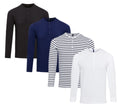 Long John Roll Sleeve T-Shirt Premier Grandad Tee