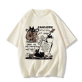 Fantastic Cat Coffee Cute Cartoon Graphic T shirt